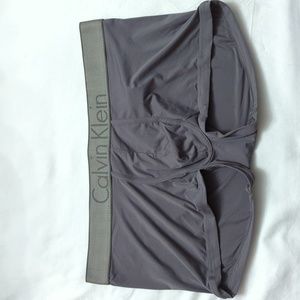Men's Calvin Klein micro boxer brief, gray, extra large, pre-owned